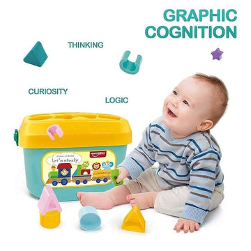 Bucket Kids Playing Toy Box | Shape Guessing Game