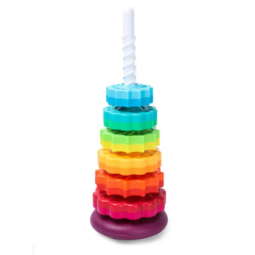 Rainbow Tower 5 Pcs Spinning Circle | Spinning Circle Toy For Kids