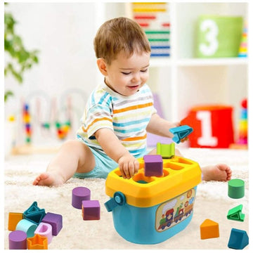 Bucket Kids Playing Toy Box | Shape Guessing Game