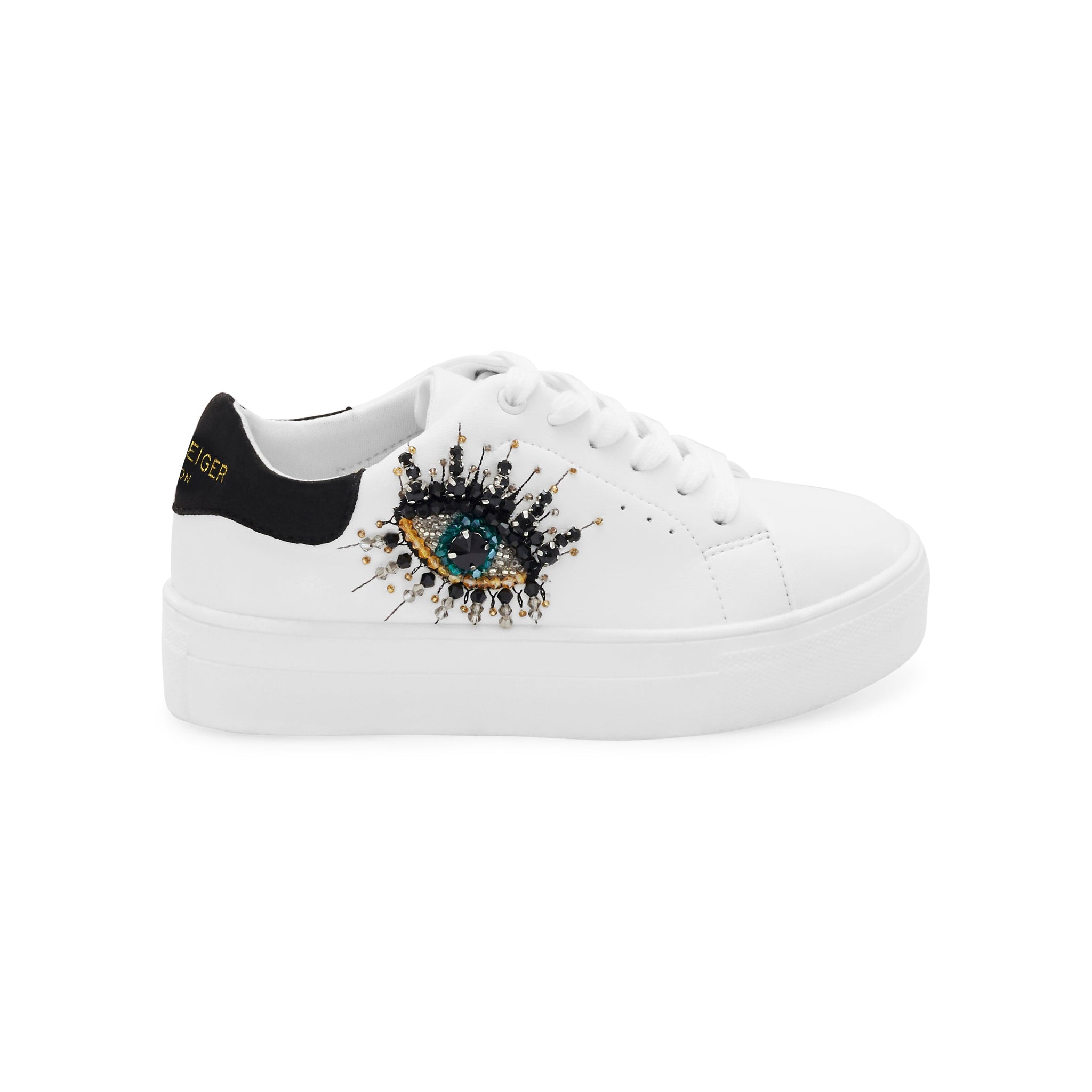 Mini Laney Eye Sneaker - Big Kid White