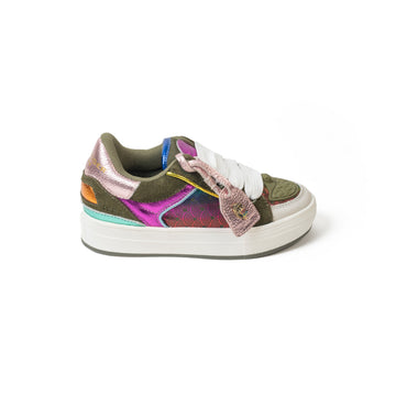 Mini Southbank Sneaker - Big Kid Green Combo